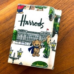 Harrods department store trifold wallet